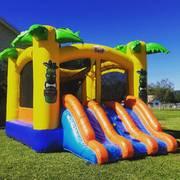 (1) Tropical Island with Dueling Slides (1) Tropical Island with Dueling Slides