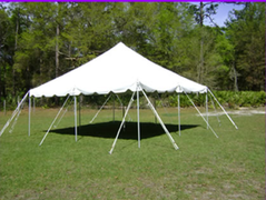 20 x 20 Pole Tent- Canvas White 20 x 20 Pole Tent- Canvas White